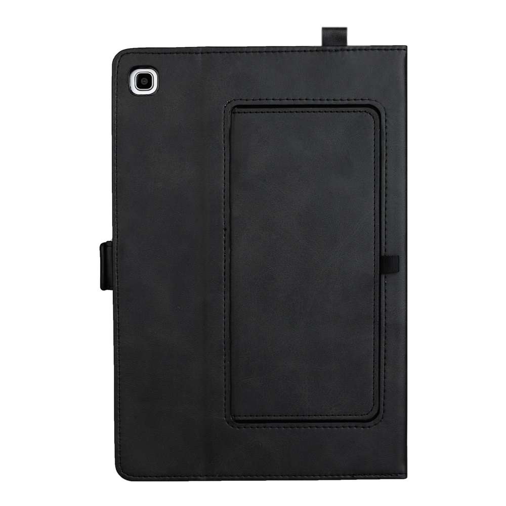 Horizontal Flip Double Bracket Leather Case for Galaxy Tab S 5E 10.5 / T720 / T725, wi ... (Black)