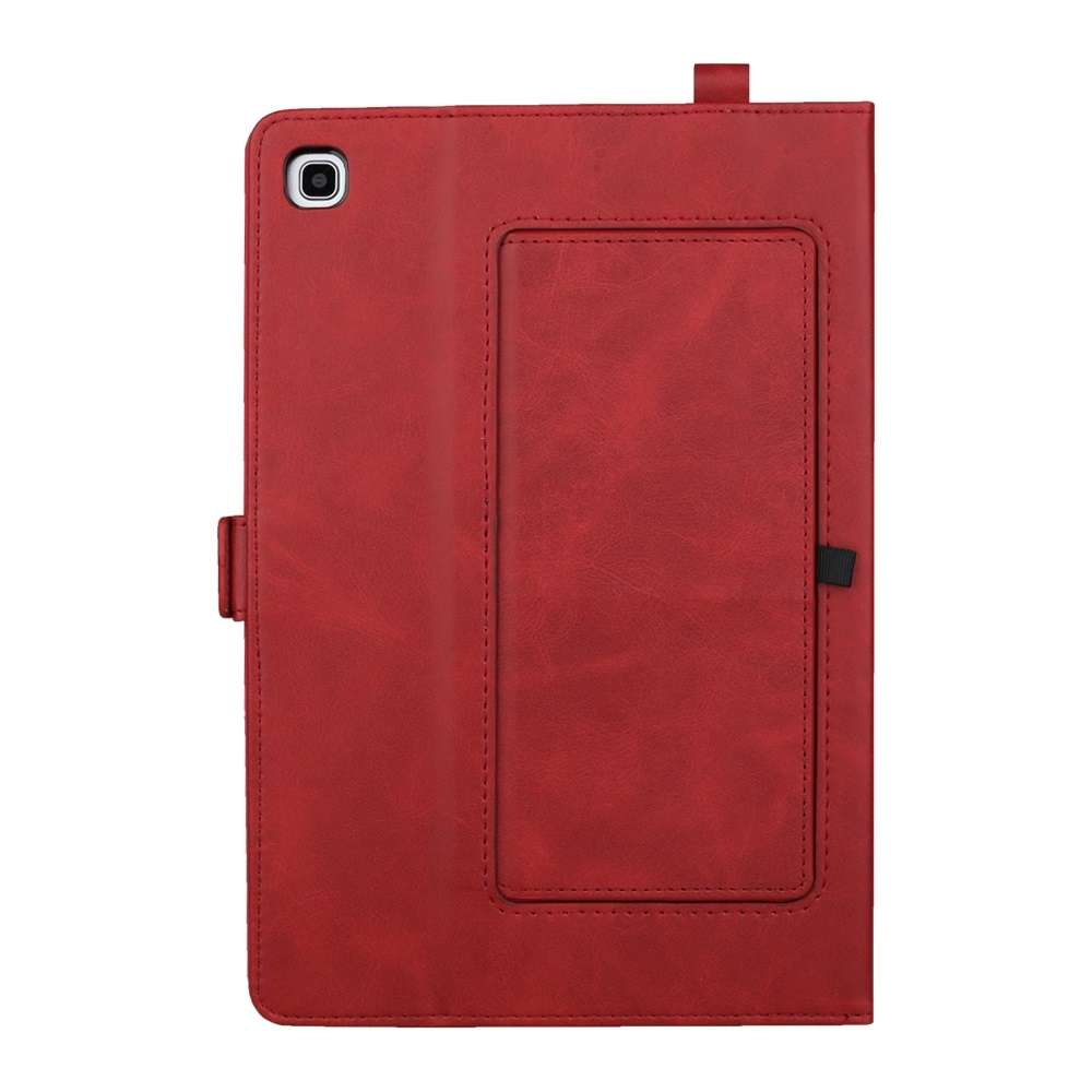 Horizontal Flip Double Bracket Leather Case for Galaxy Tab S 5E 10.5 / T720 / T725, with ... (Red)