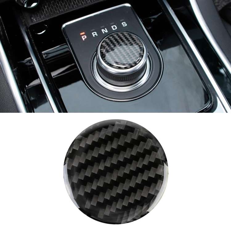 Carbon Fiber Car Gear Decorative Sticker for Jaguar F-PACE