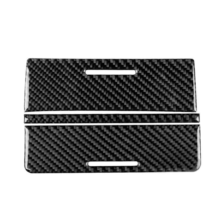 3 PCS Car Carbon Fiber Storage Box Decorative Sticker for Mitsubishi Lancer EVO (Only GT / GTS) 201