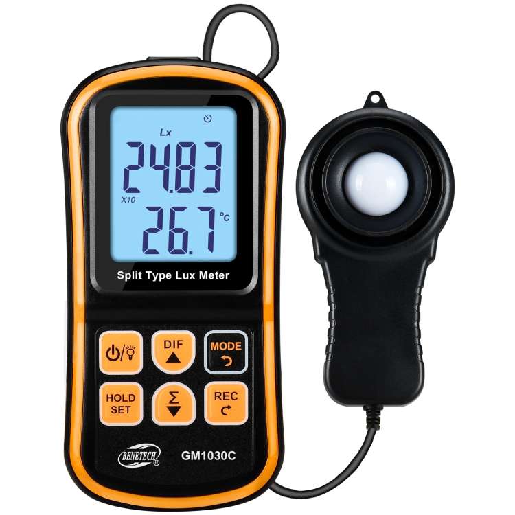 BENETECH GM1030C Portable Split Digital Illuminometer LUX Meter
