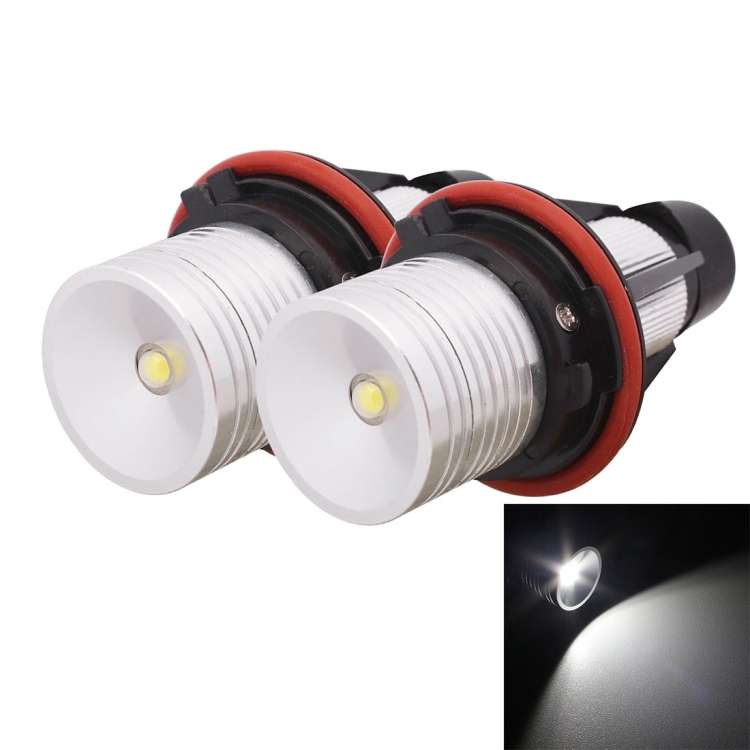 MZ E39 3W 240LM LED Super Bright Car Angel Eyes White Daytime Running Marker Light for BMW E39, DC 8