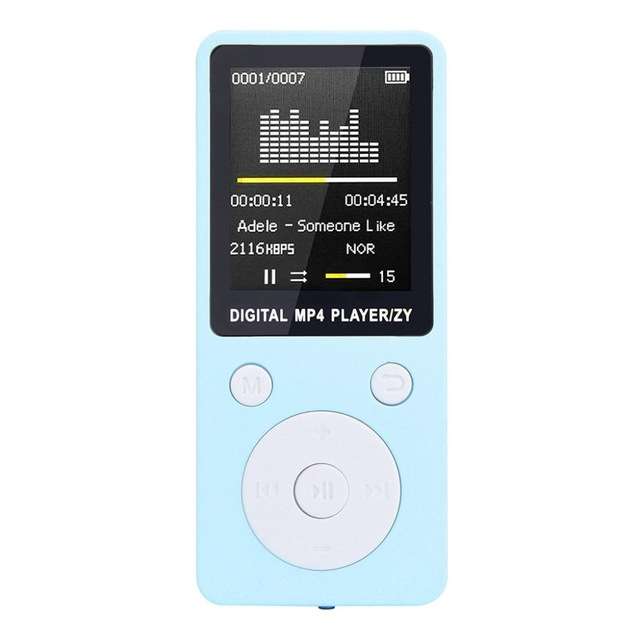 Portable MP4 Lossless Sound Music Player FM Recorder Walkman Player Mini Support Music, Radio, Recor