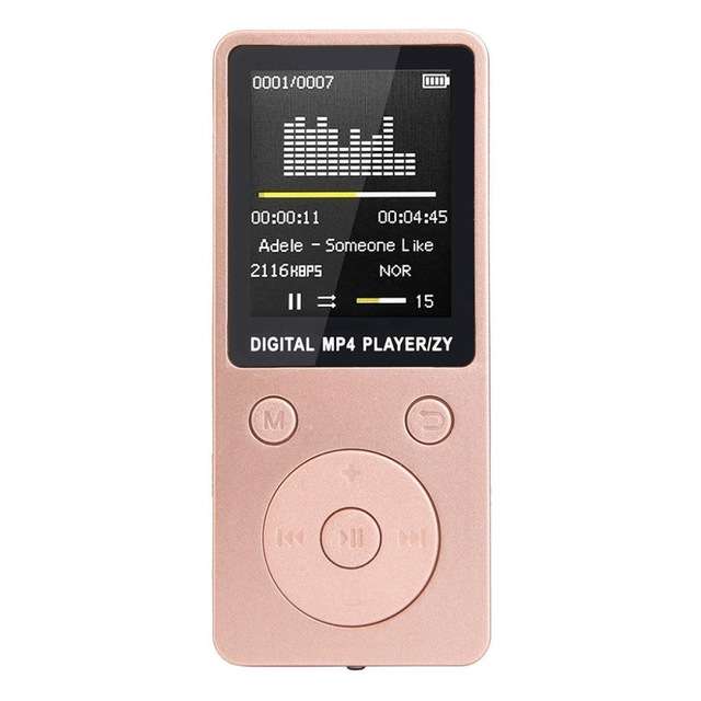 Portable MP4 Lossless Sound Music Player FM Recorder Walkman Player Mini Support Music, Radio, Recor