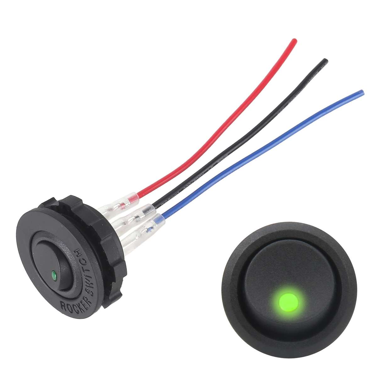Car / Boat Modified Switch with 11cm Cable (Blue Light)