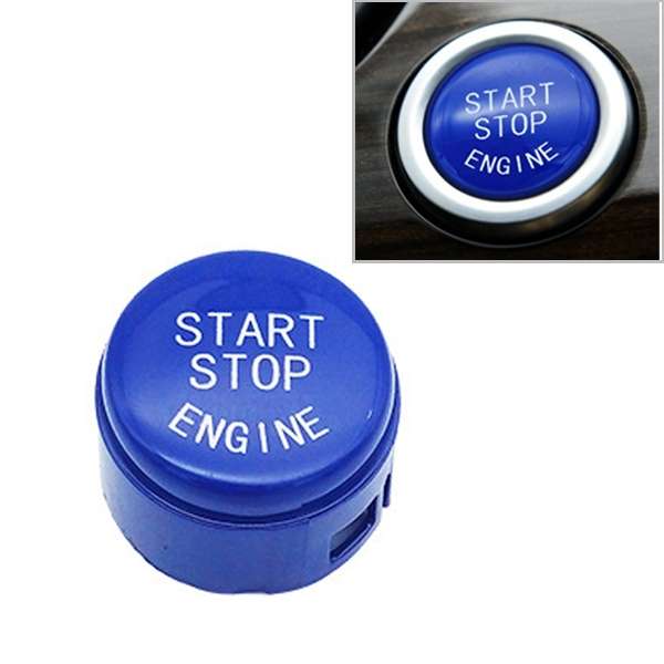 Car Start Stop Engine Button Switch Replace Cover 61319153832 for BMW 5 / 6 / 7 Series F Chassis wit