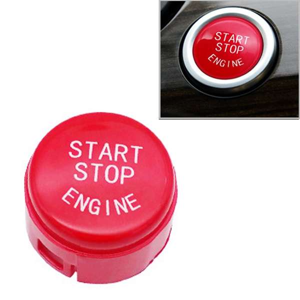 Car Start Stop Engine Button Switch Replace Cover 61319153832 for BMW 5 / 6 / 7 Series F Chassis wit