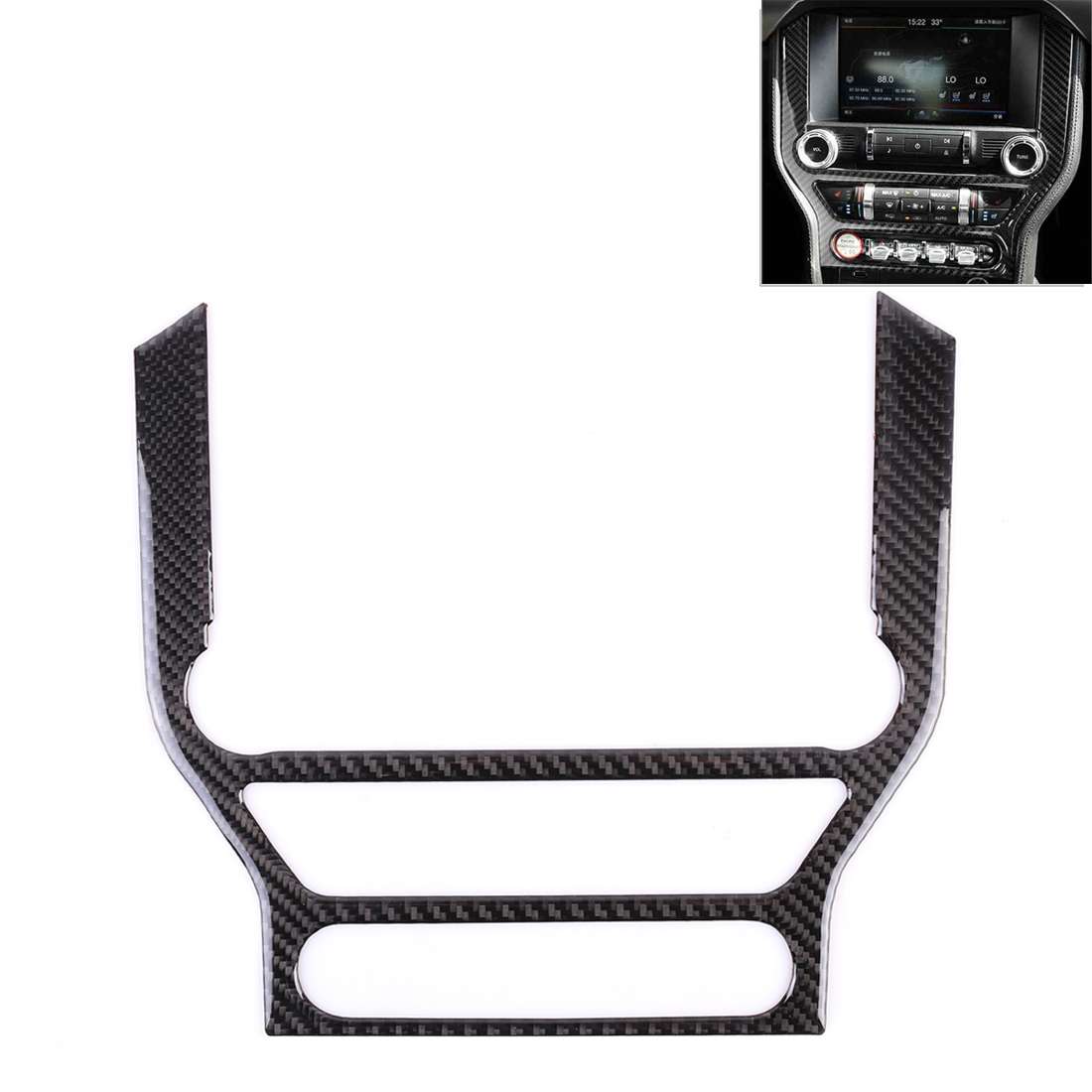 Car Central Control Panel Decorative Sticker for Ford Mustang 2015-2020