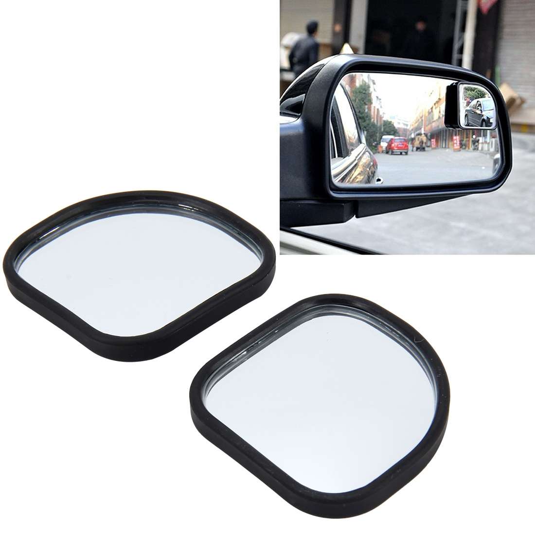 3R-065 2 PCS Car Truck Blind Spot Rear View Wide Angle Mirror Blind Spot Mirror Blind Spot and Deco