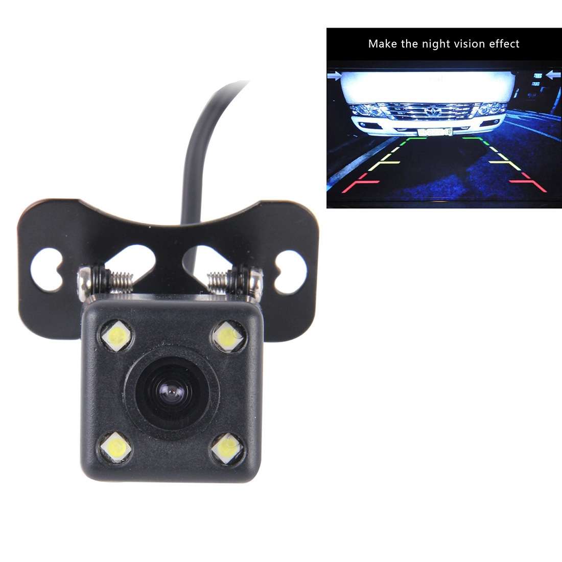 720540 Effective Pixel PAL 50HZ / NTSC 60HZ CMOS II Waterproof Universal Car Rear View Camer