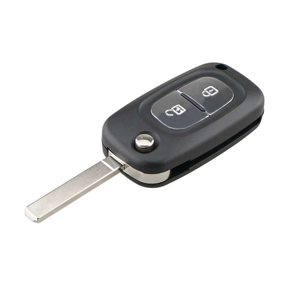 For RENAULT Clio / Megane / Kangoo / Modus Car Keys Replacement 2 Buttons Car Key Case with Foldable