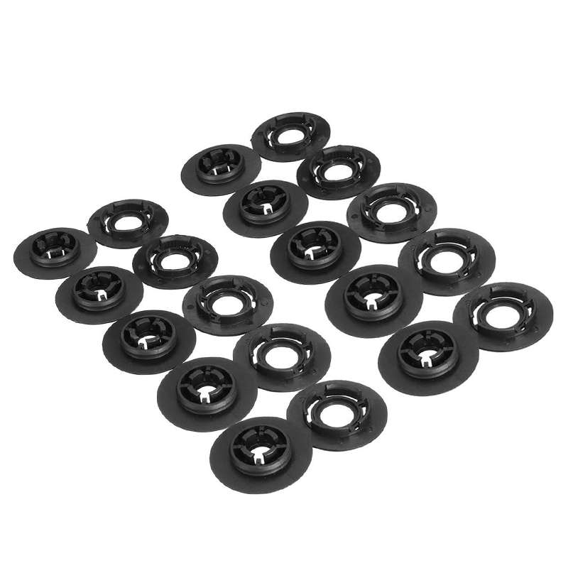 10 Sets Car Carpet Mat Clips Floor Holders Fixing Grips Clamps 3D08645214PK / 3D0864523B41 for Volks