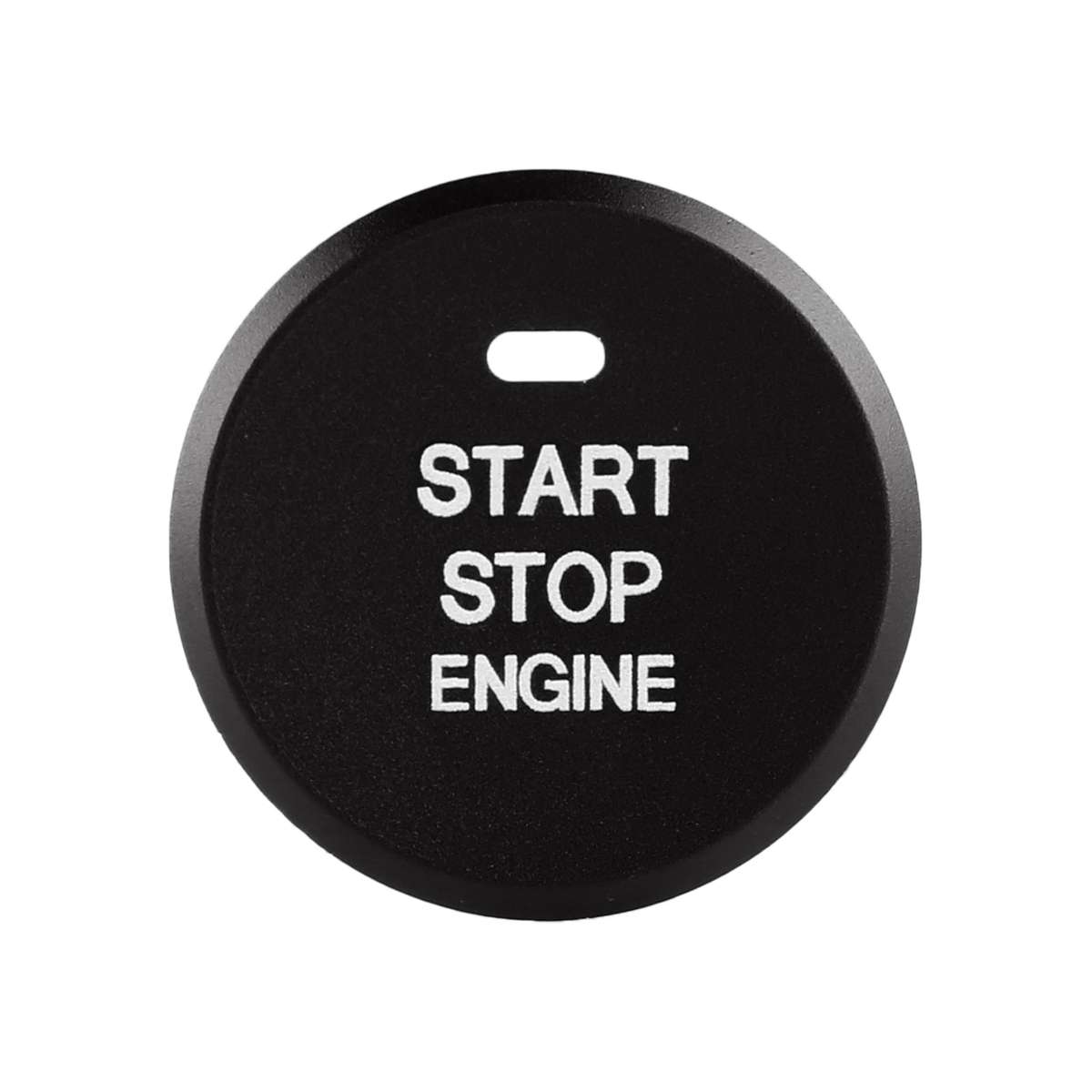 Car Engine Start Key Push Button Inner Ring Trim Sticker Decoration for Mazda Axela CX-30 2020 (Blac