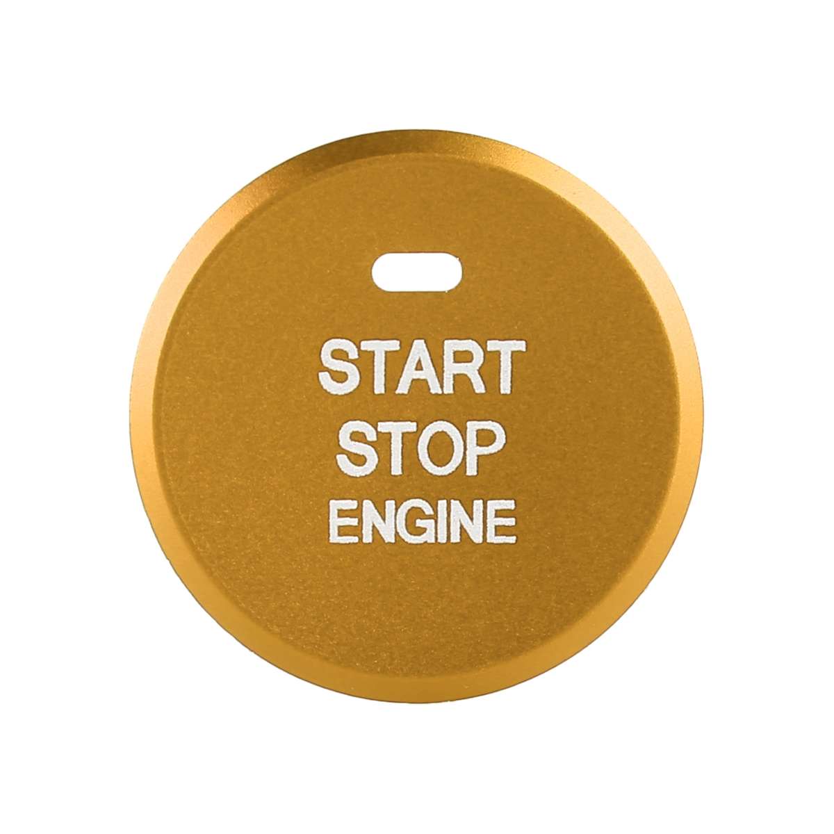 Car Engine Start Key Push Button Inner Ring Trim Sticker Decoration for Mazda Axela CX-30 2020 (Blac