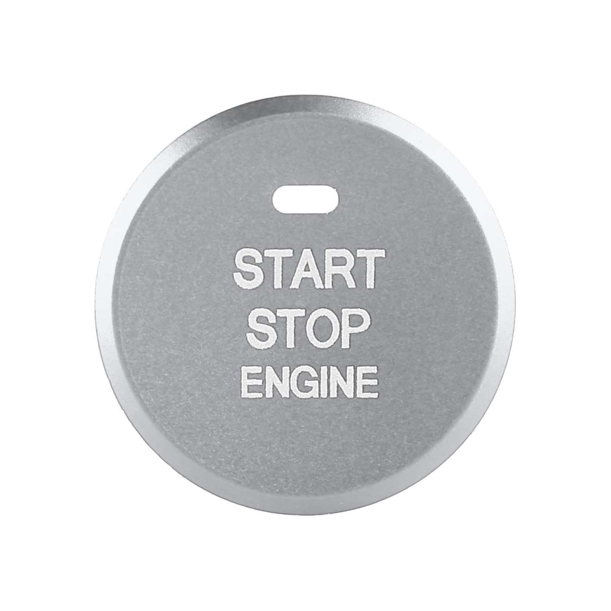 Car Engine Start Key Push Button Inner Ring Trim Sticker Decoration for Mazda Axela CX-30 2020 (Blac
