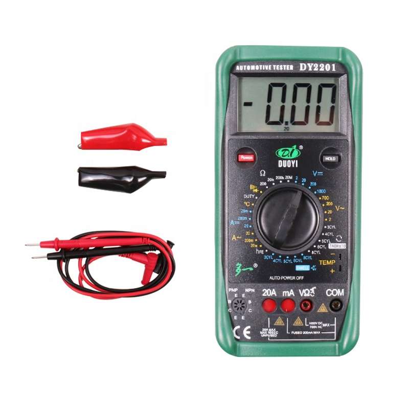 DUOYI DY2201 Car High-precision Digital Automobile Multi-function Maintenance Automatic Universal Me