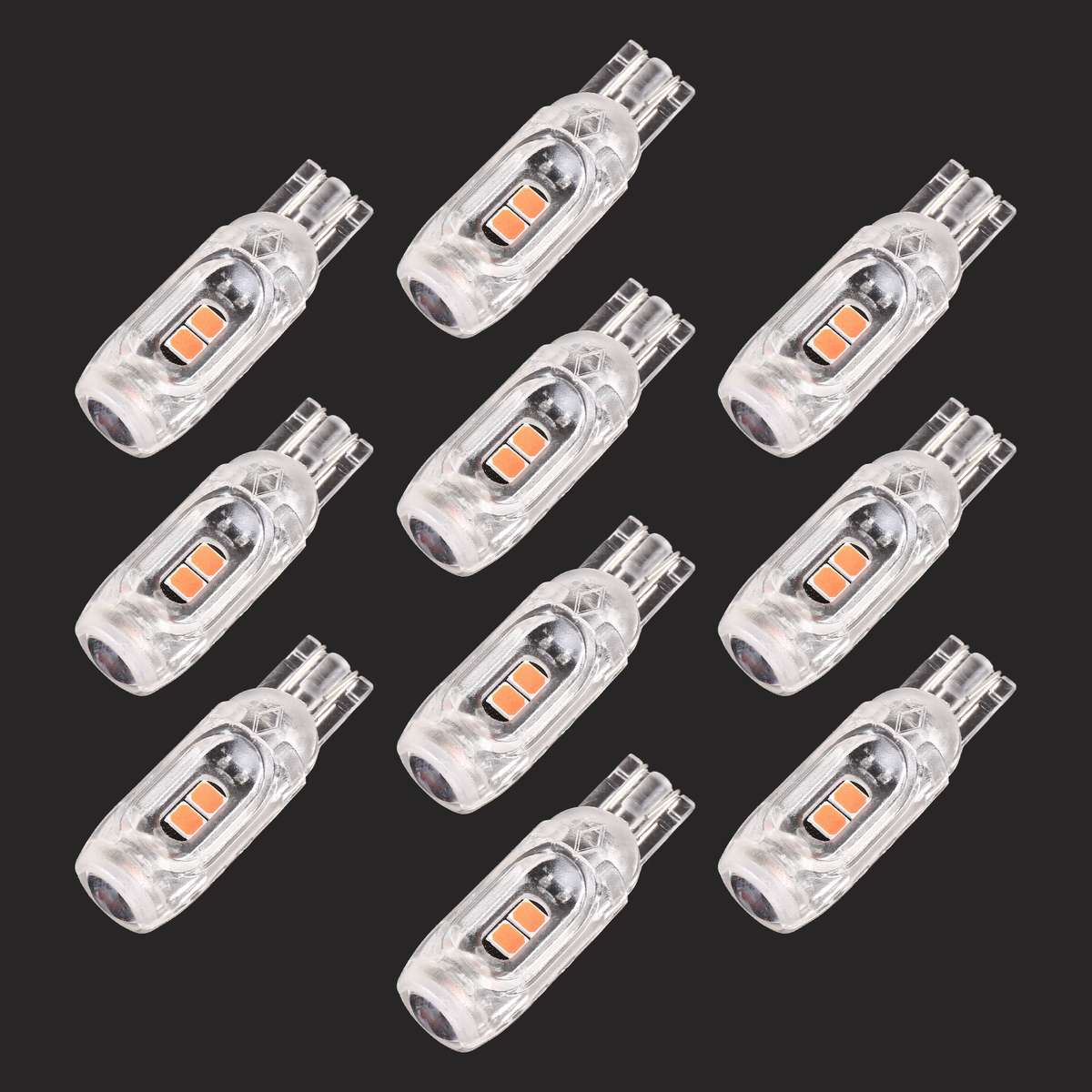 10 PCS T10 DC12V / 1W Car Clearance Light 5LEDs SMD-3030 Lamp Beads (Ice Blue Light)