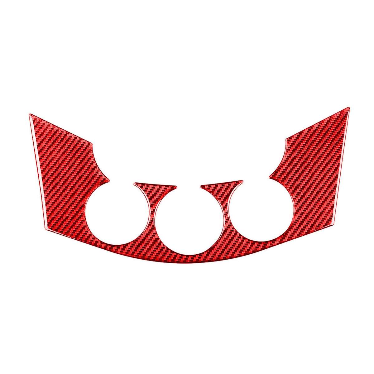 Car Carbon Fiber Central Control Switch Panel Decorative Sticker for Toyota RAV4 2006-2013, Left ...