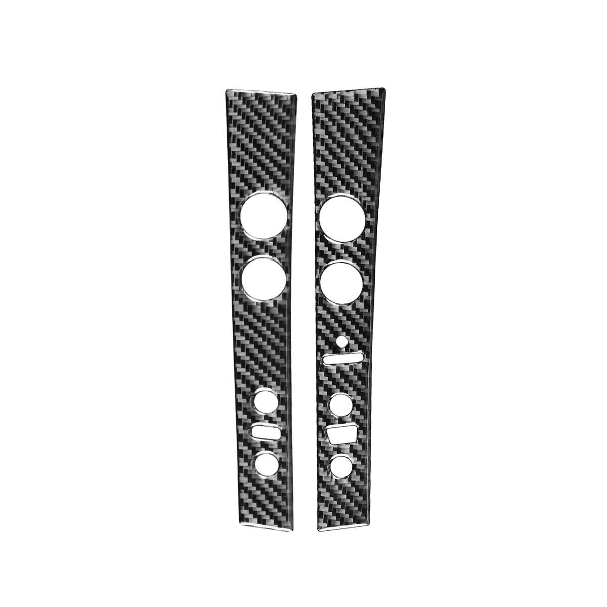 2 PCS / Set Carbon Fiber Car Central Control Panel A Version Decorative Sticker for Lexus GS 2006-20