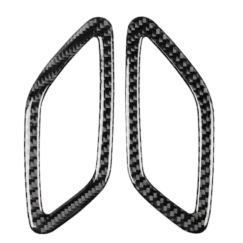 Car Carbon Fiber Solid Color Dashboard Air Outlet Decorative Sticker for Mercedes-Benz A Class 2013-