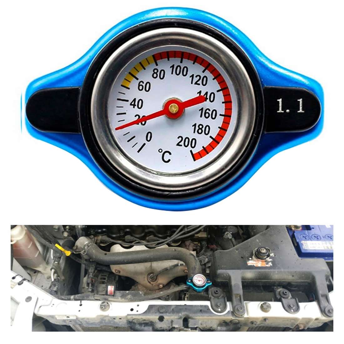0.9bar Car Water Tank Radiator Cover Accessory