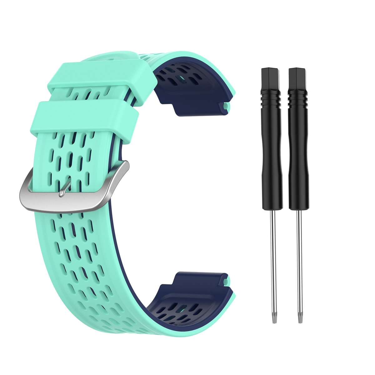 For Garmin Approach S2 / S4 Two-color Silicone Watch Band(Black Yellow)