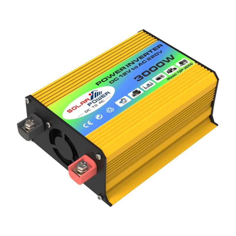 Tang I Generation 12V to 220V 3000W Modified Square Wave Intelligent Car Power Inverter with Dual US