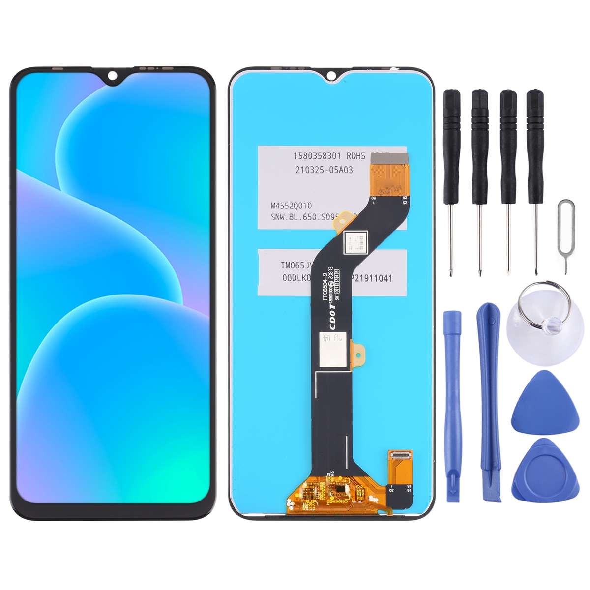 TFT LCD Screen For Itel P37 Pro with Digitizer Full Assembly