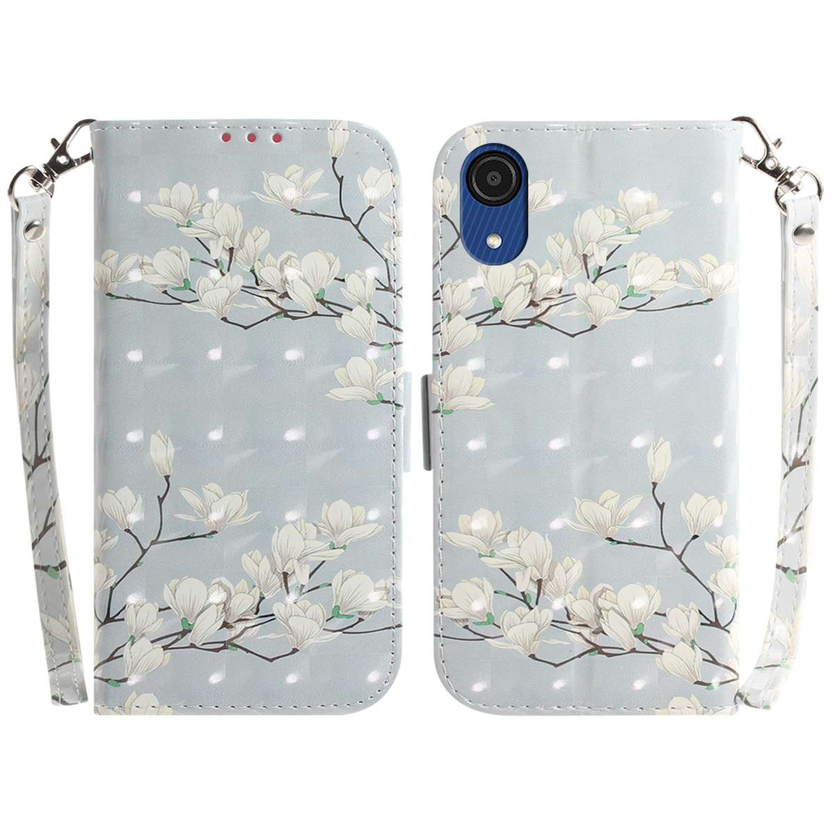 For Samsung Galaxy A03 Core 3D Colored Horizontal Flip Leather Phone Case(Squirrels)