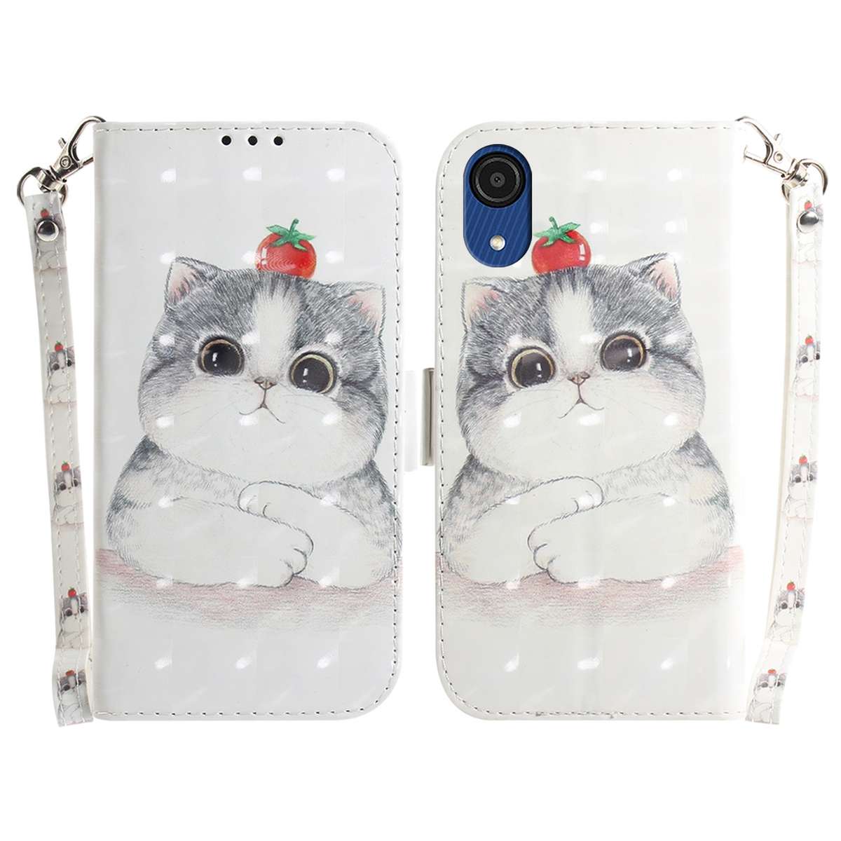 For Samsung Galaxy A03 Core 3D Colored Horizontal Flip Leather Phone Case(Squirrels)