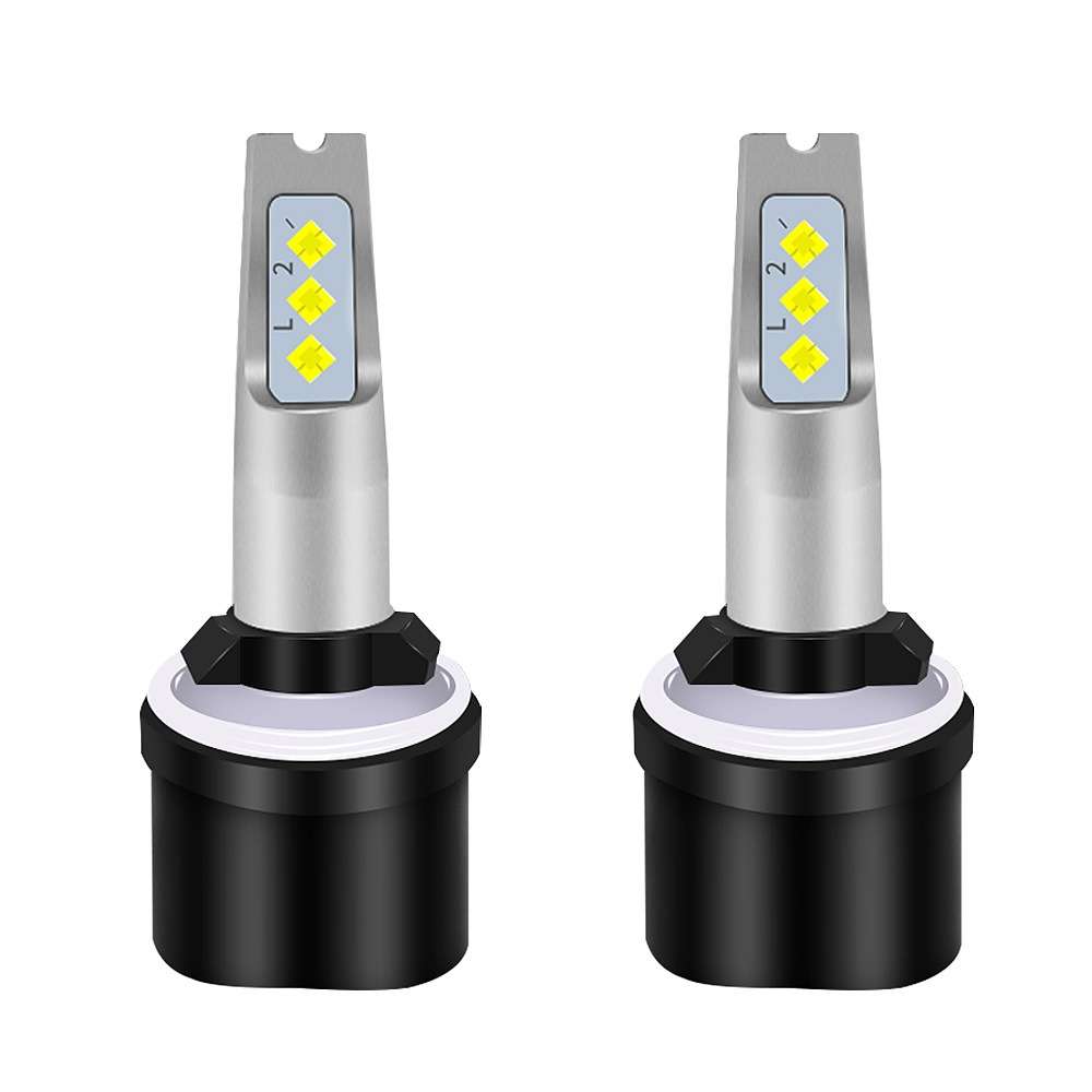 1 Pair 880 DC 12V-24V 12W 1800LM Car LED Fog Light(White Light)