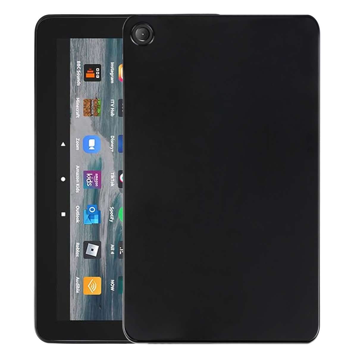 For Amazon Kindle Fire 7 2022 TPU Tablet Case(Black)