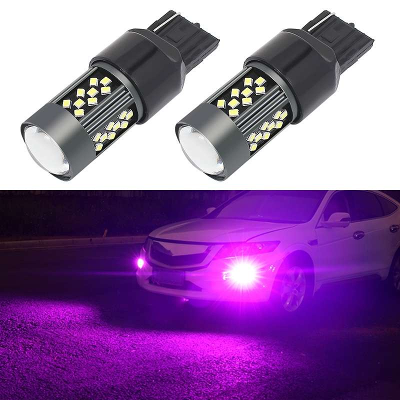 1 Pair 7443 12V 7W Continuous Car LED Fog Light(White Light)