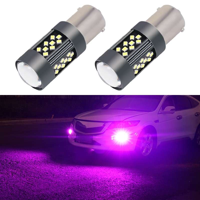 1 Pair 1156 12V 7W Strobe Car LED Fog Light(White Light)