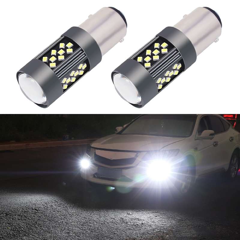 1 Pair 1157 12V 7W Strobe Car LED Fog Light(White Light)