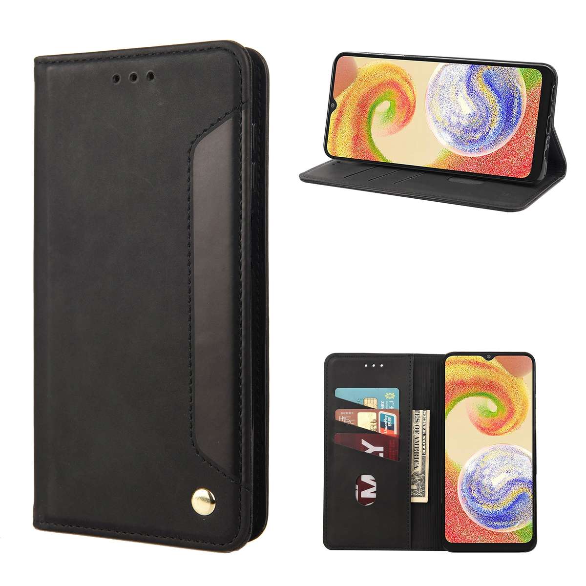 For BMW E90 E91 E92 E93 E84 Car Air Intake Cold Stamping Kit(Black)