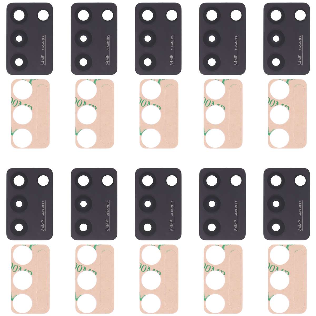 For OPPO K9S 10 PCS Back Camera Lens