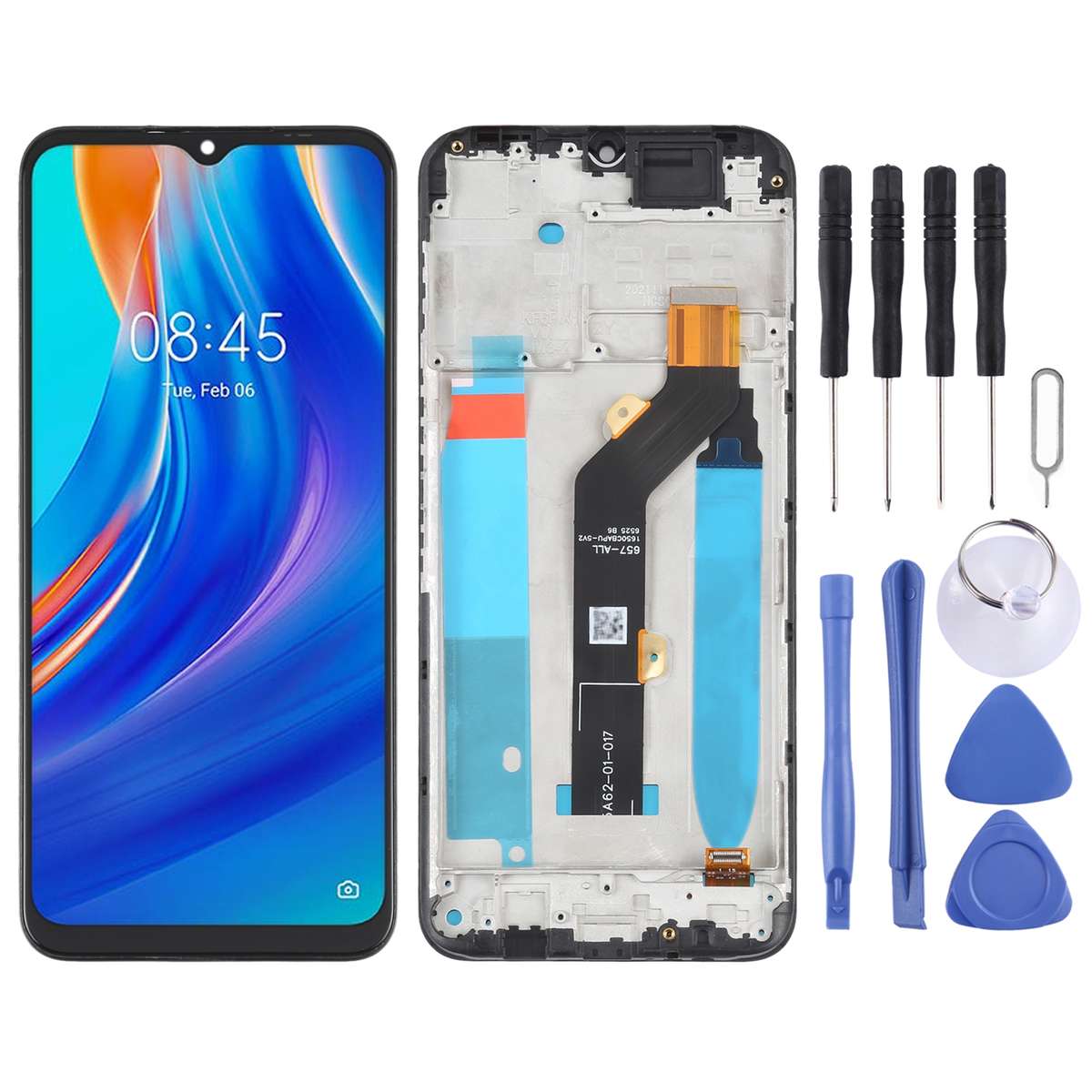 OEM LCD Screen For Tecno Spark 7T Digitizer Full Assembly with Frame