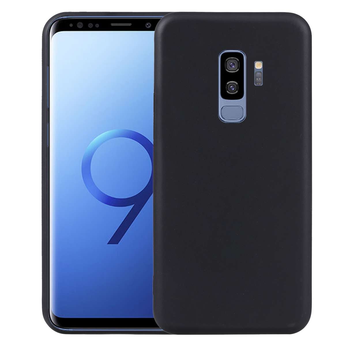 For Samsung Galaxy S9+ TPU Phone Case(Black)