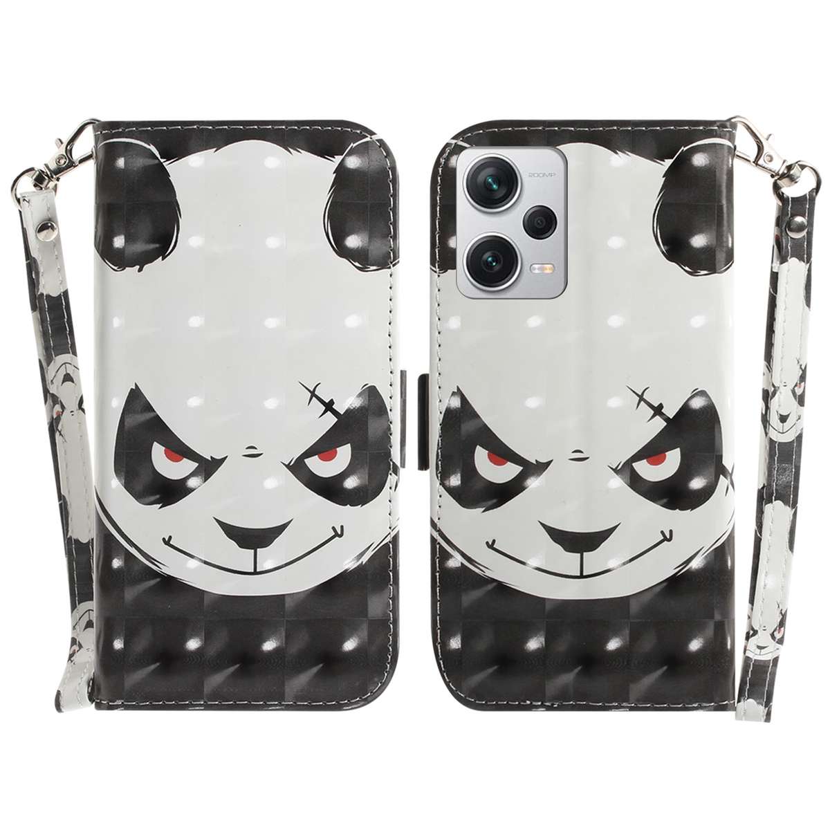 For Xiaomi Redmi Note 12 Pro+ 3D Colored Horizontal Flip Leather Phone Case(Magnolia)