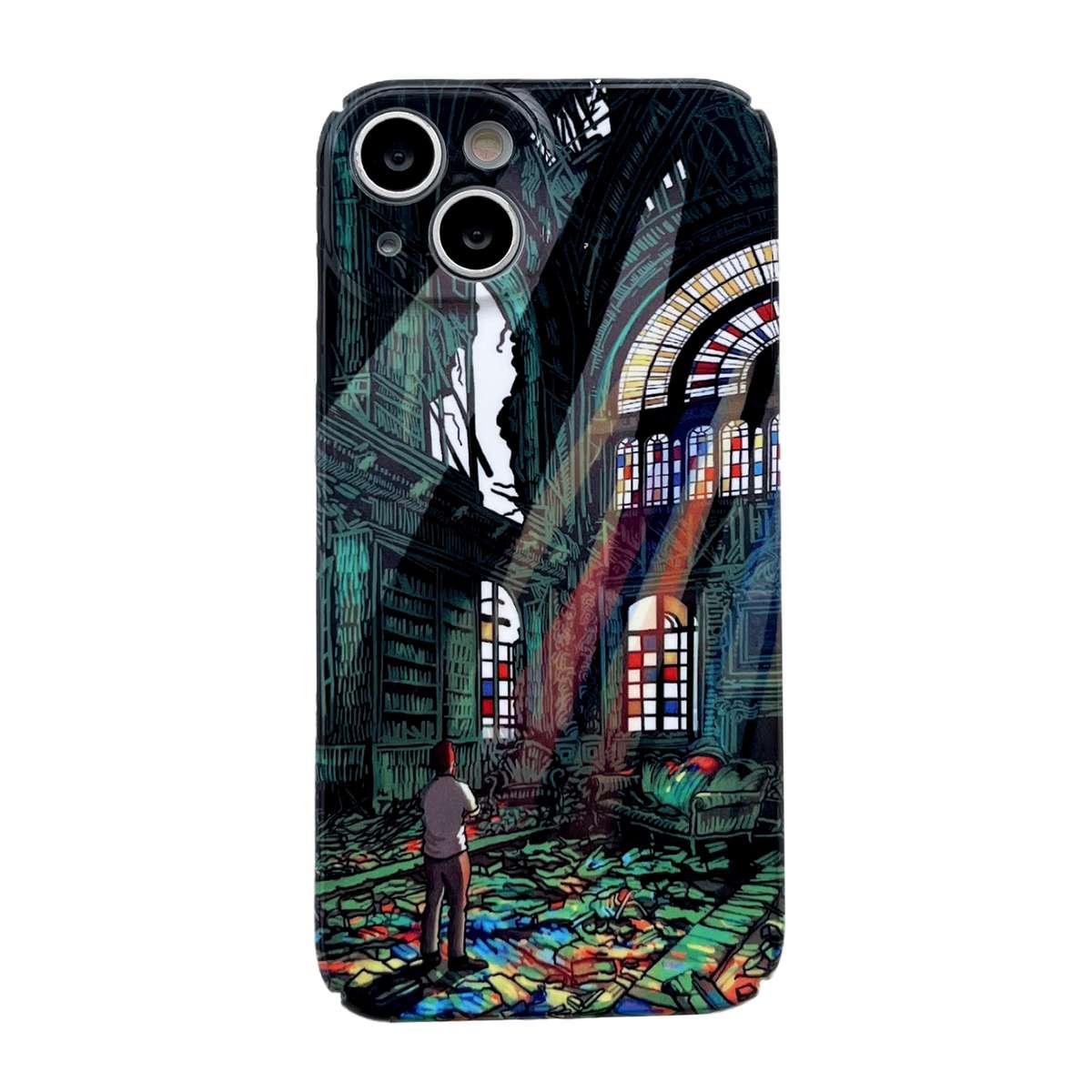 For iPhone XR Precise Hole Glossy PC Phone Case(Color Monster)