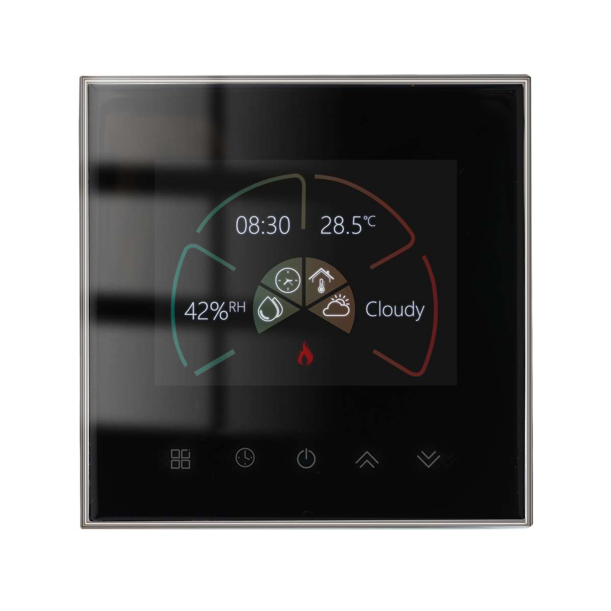 BHT-2002GCLM 220V Smart Home Heating Thermostat Boiler Heating WiFi Thermostat(White)