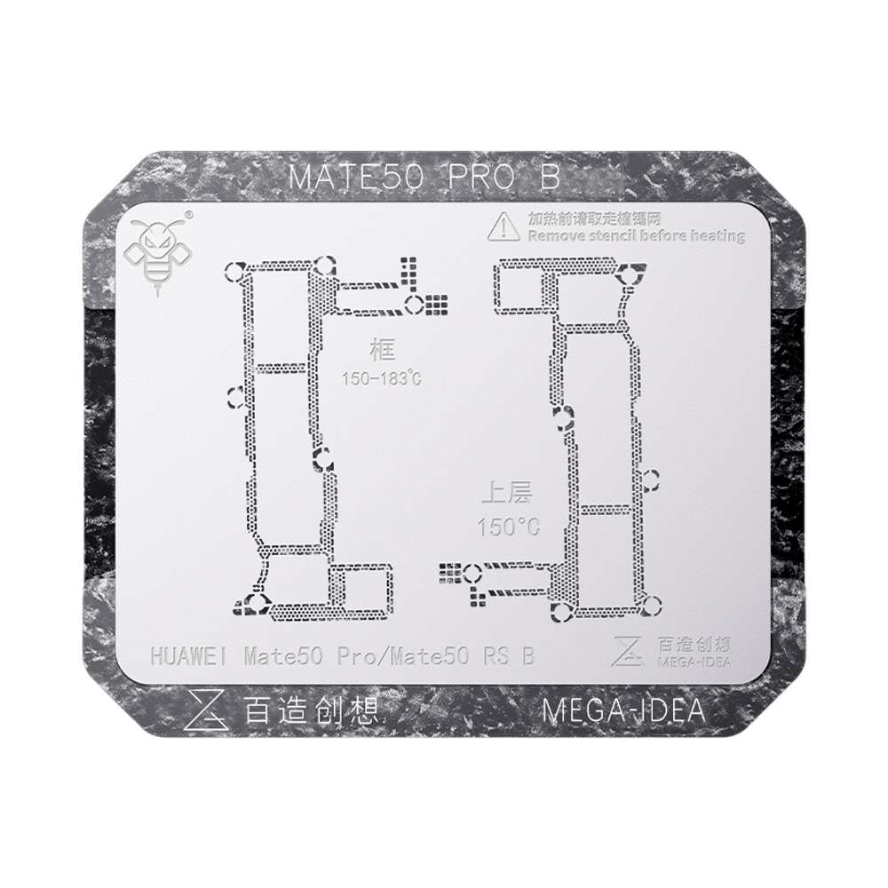For Huawei Mate 50 Pro B Qianli Mega-idea Multi-functional Middle Frame Positioning BGA Reballing Pl