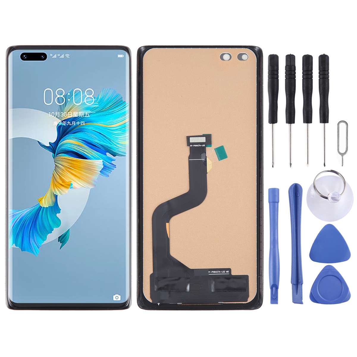 TFT LCD Screen For Huawei Mate 40 Pro with Digitizer Full Assembly, Not Supporting Fingerprint Id...
