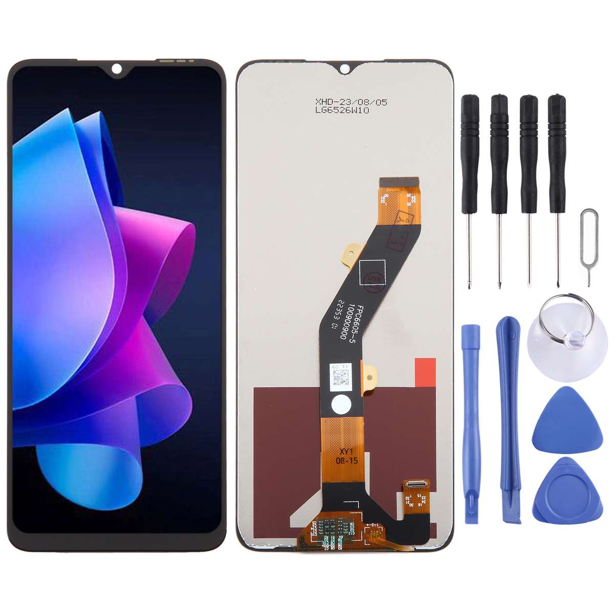 For Tecno Pop 7 Pro / Itel P40 BF7 OEM LCD Screen with Digitizer Full Assembly