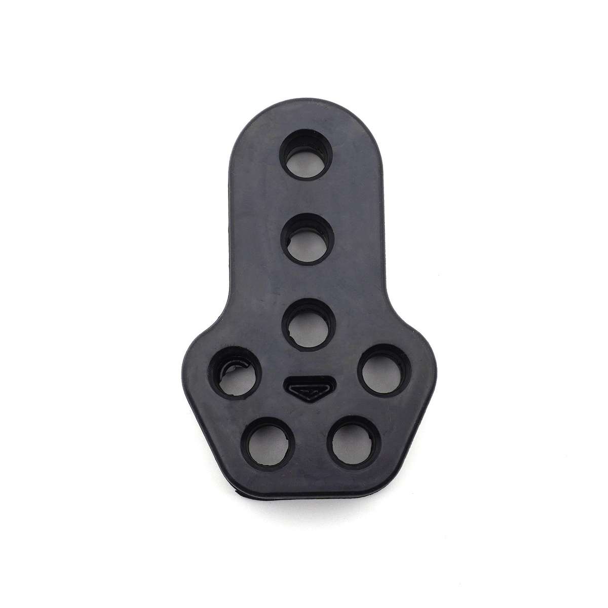 XH-6282 7 Holes Car Exhaust Hanger Bushing Muffler Rubber Insulator Mount Bracket(Red)
