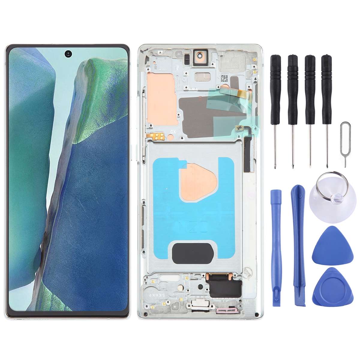 For Samsung Galaxy Note20 SM-N980 6.67 inch OLED LCD Screen Digitizer Full Assembly with Frame (Gree