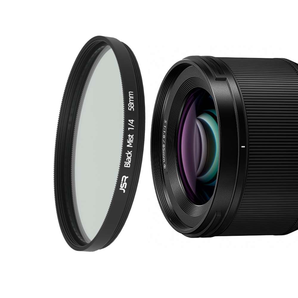 JSR Black Mist Filter Camera Lens Filter, Size:58mm(1/4 Filter)