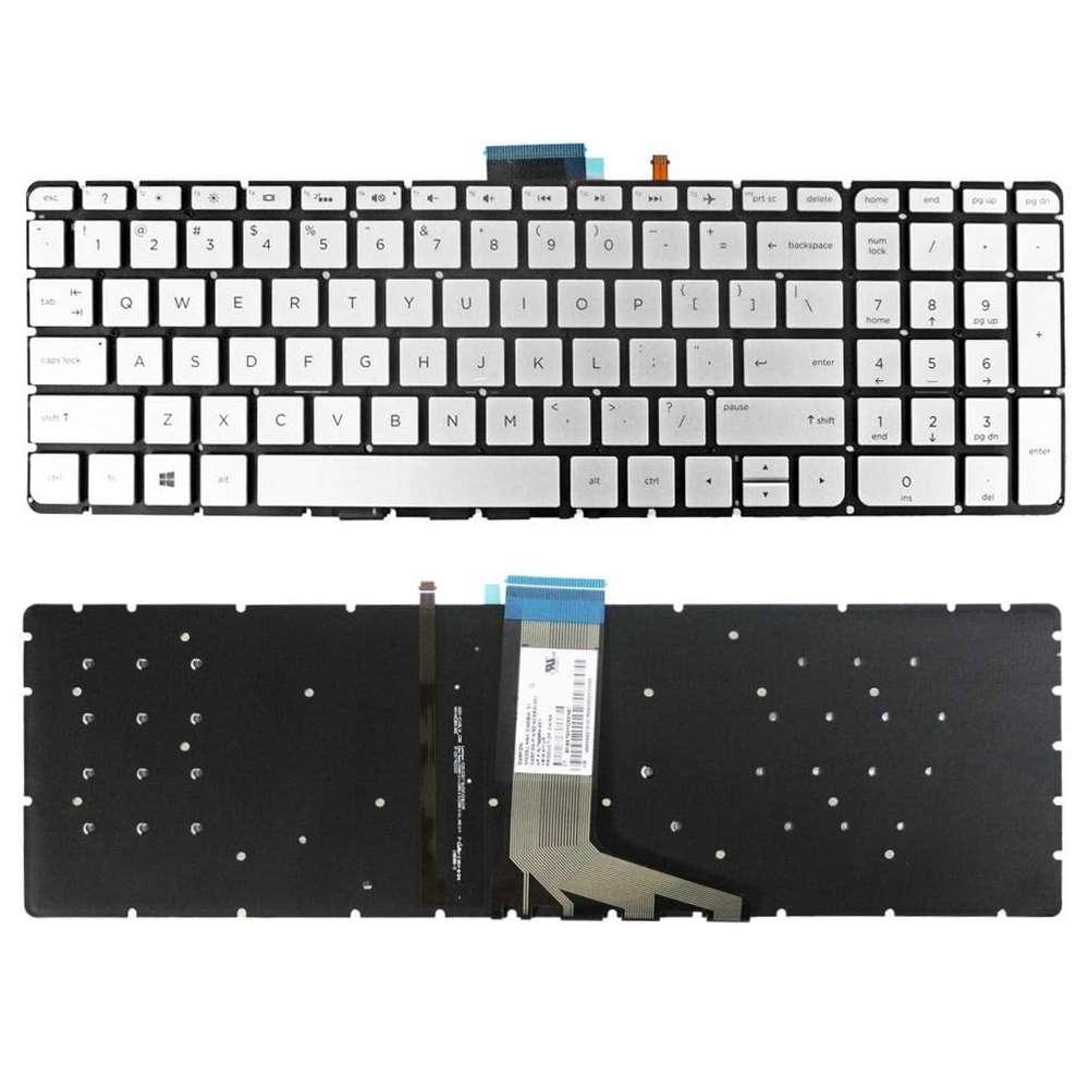 For HP M6-W US Version Laptop Backlight Keyboard(Silver)