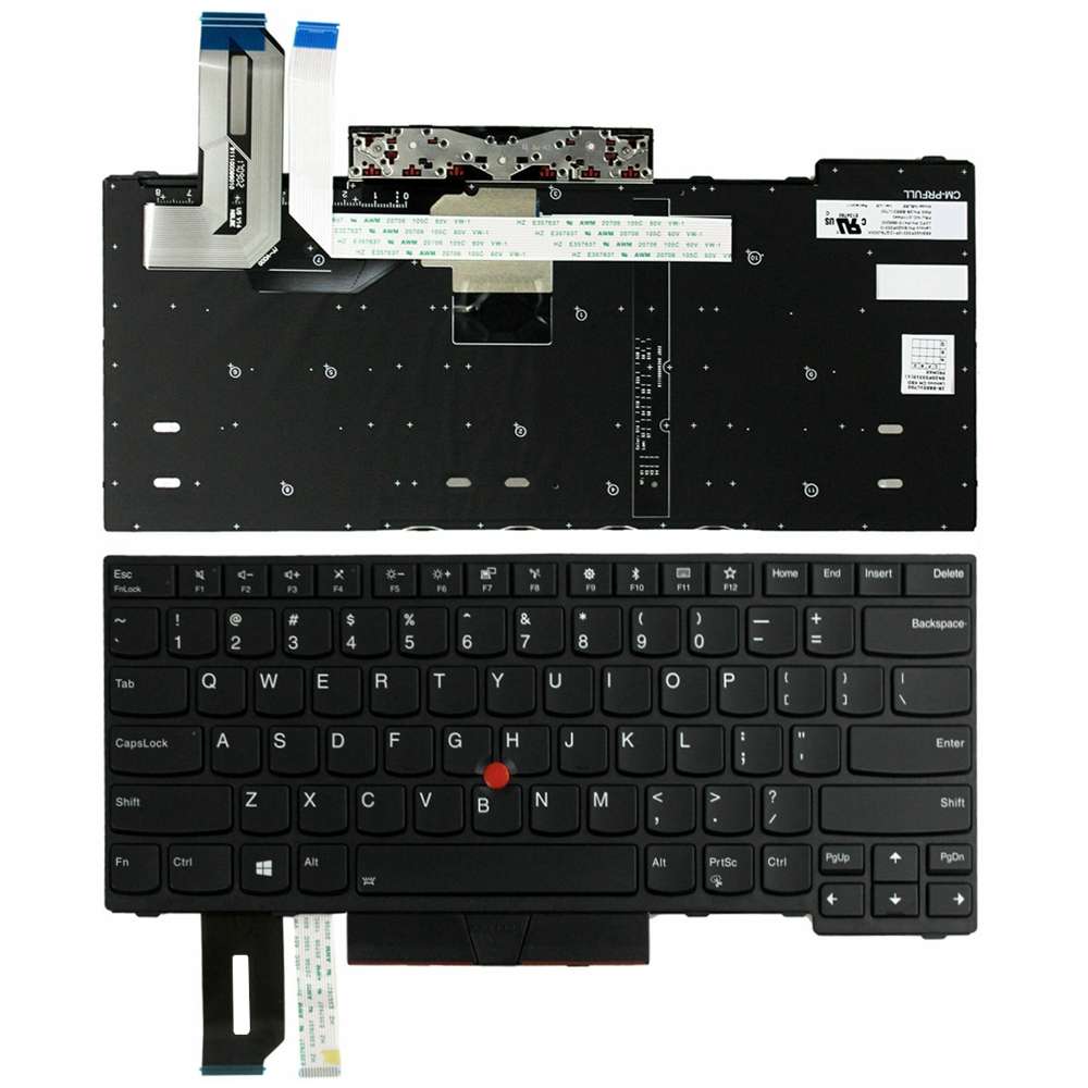 For Lenovo T480S E480 E485 L480 T490 US Version Laptop Keyboard